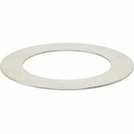 BSC PREFERRED 18-8 Stainless Steel Ring Shim 0.004 Thick 1/4 ID, 10PK 98126A246